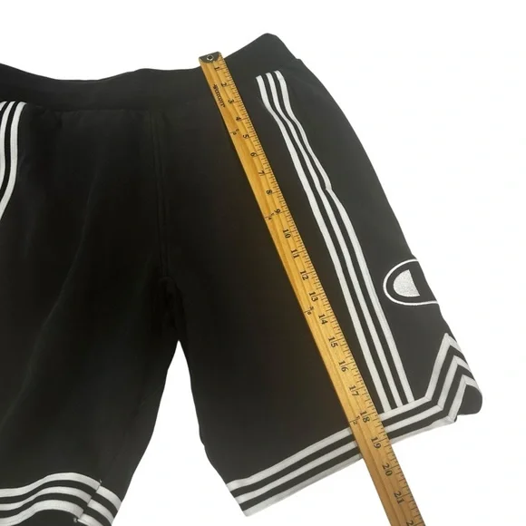 Champion reverse Weave shorts mens Size medium black white retro sporty casual - Picture 11 of 16